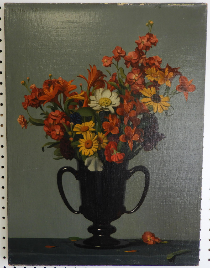 American School, Still Life Oil on Canvas