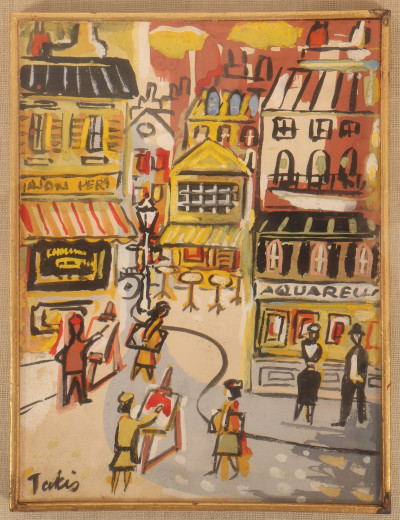 Nicolas Takis - 3 Parisian Streetscapes