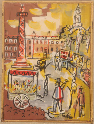 Nicolas Takis - 3 Parisian Streetscapes