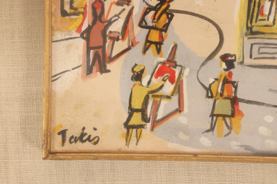 Nicolas Takis - 3 Parisian Streetscapes