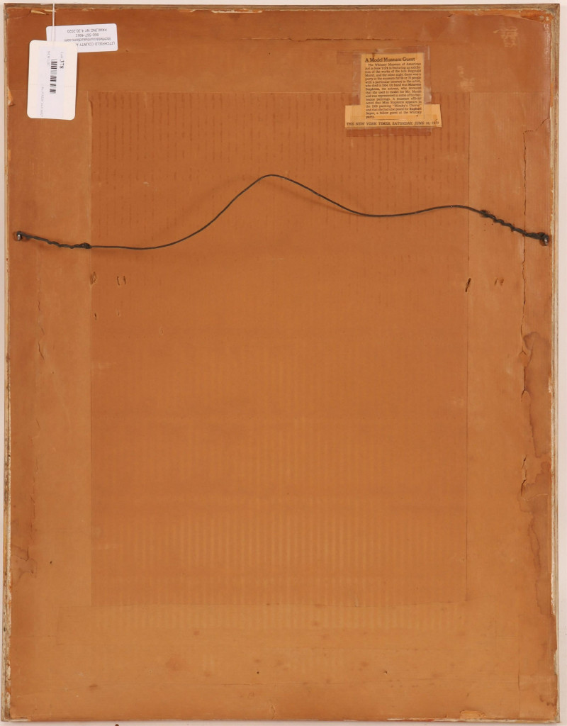 Raphael Soyer - Nude, lithograph