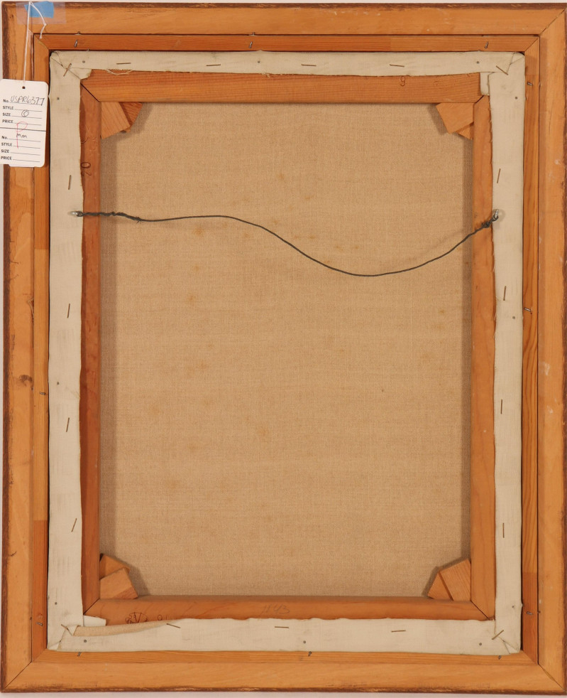 Raphael Soyer - Nude in Washroom, O/C