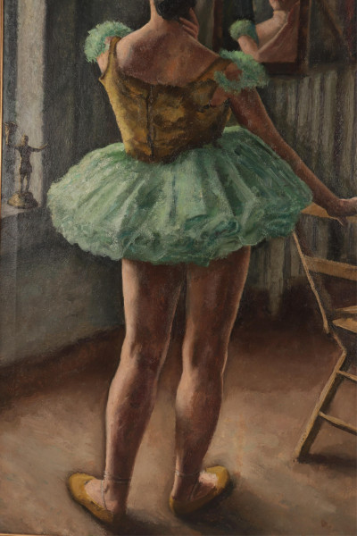 Samuel Brecher - The Dancer, large oil on canvas