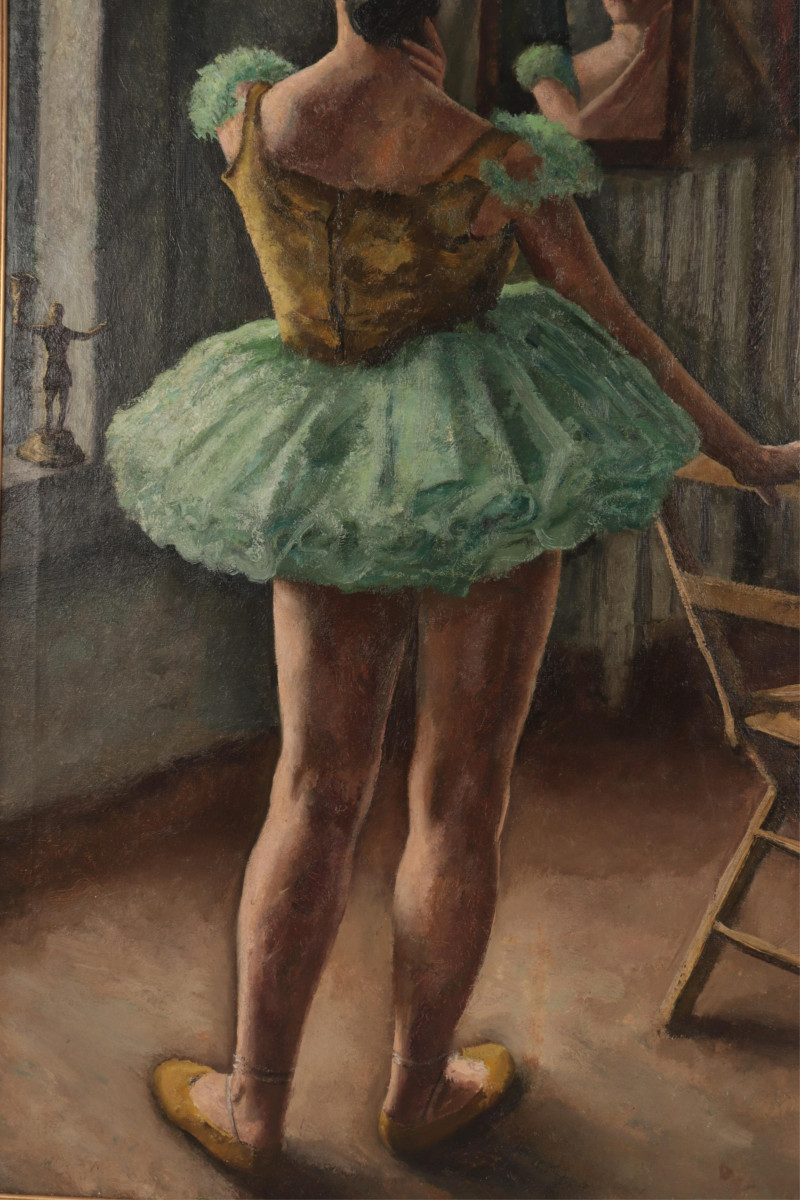 Samuel Brecher - The Dancer, large oil on canvas