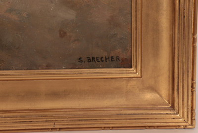 Samuel Brecher - The Dancer, large oil on canvas