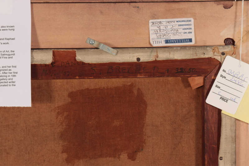 Samuel Brecher - The Dancer, large oil on canvas