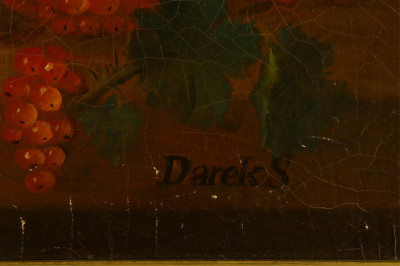 Contemporary O/C "Still Life Flower Filled Basket"