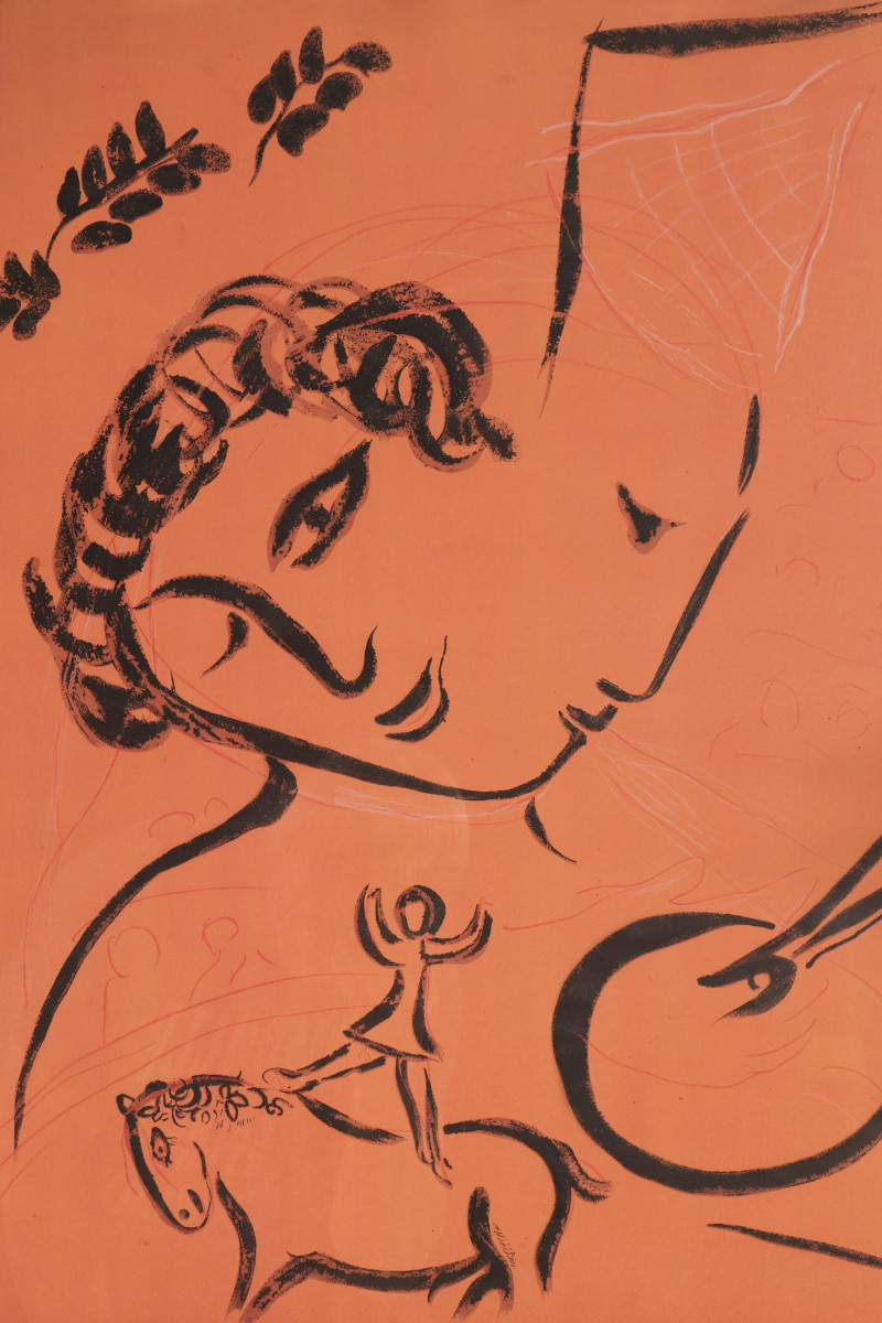 Aftr. Mark Chagall, Apollo, Print
