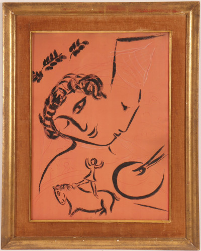 Aftr. Mark Chagall, Apollo, Print