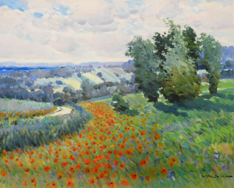 MALVA - Soft Rolling Fields of Poppies