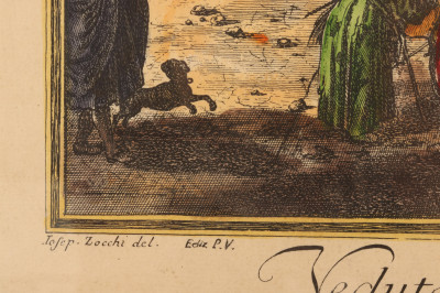 2 European Engravings, Fortier &amp; Muller