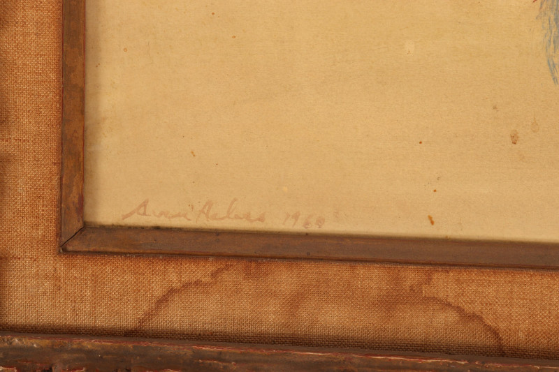 Avni Arbas, 2 Figural Compositions, paint on board