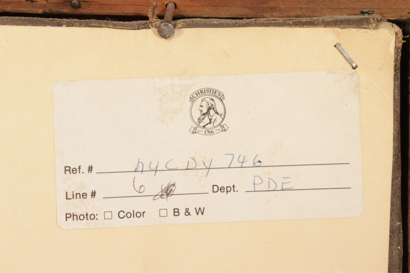 James Wallace, Twilight Landscape with Figures O/C