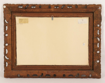 James Wallace, Twilight Landscape with Figures O/C