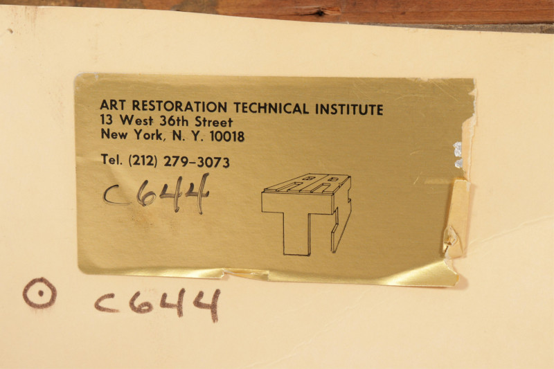 James Wallace, Twilight Landscape with Figures O/C