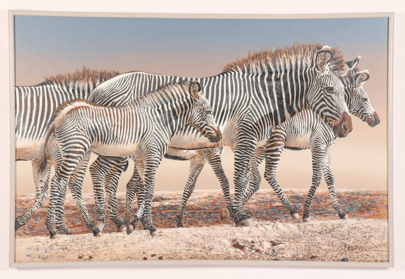 Zebras Anderson Design Group Oil on Canvas