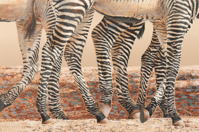 Zebras Anderson Design Group Oil on Canvas