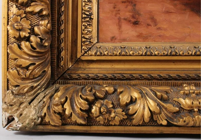 César Pattein - Breton Women O/C 1905