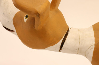 Bryan McNutt, Happy Dog, paint on wood