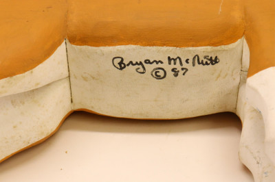 Bryan McNutt, Happy Dog, paint on wood