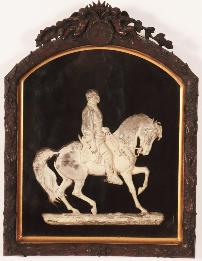 John Quincy Adams Ward, Relief Plaque of McClellan