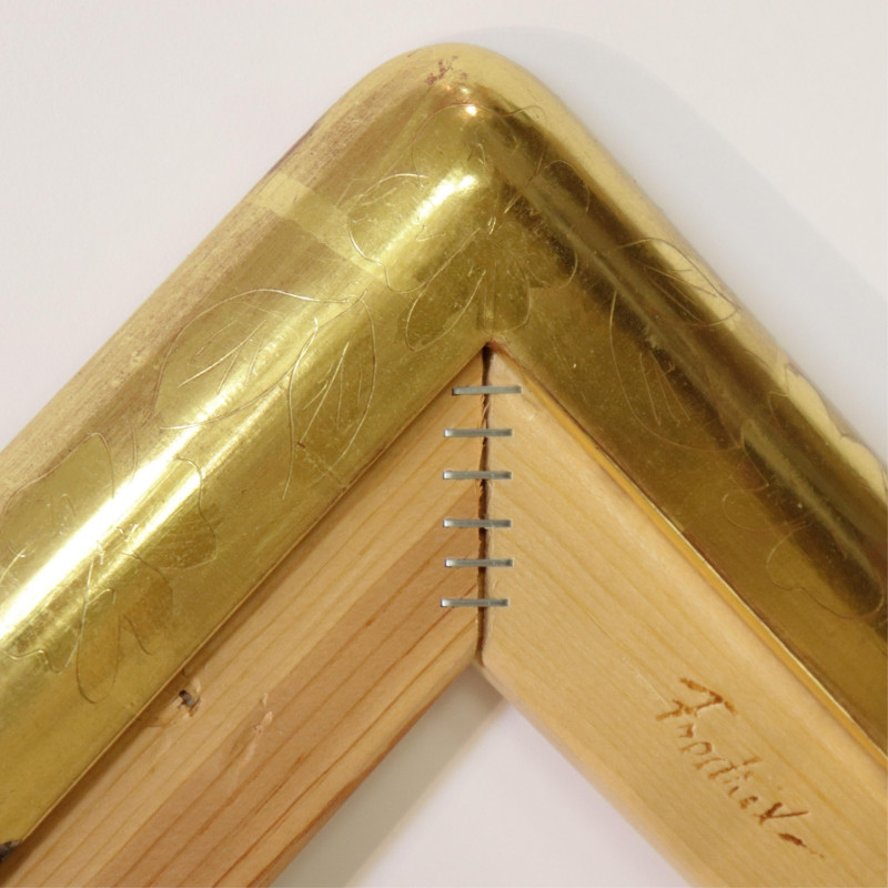 Pair of Gold Leaf Frames - 24 x 36"