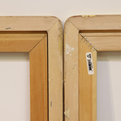 Pair of Gold Leaf Frames - 24 x 36"