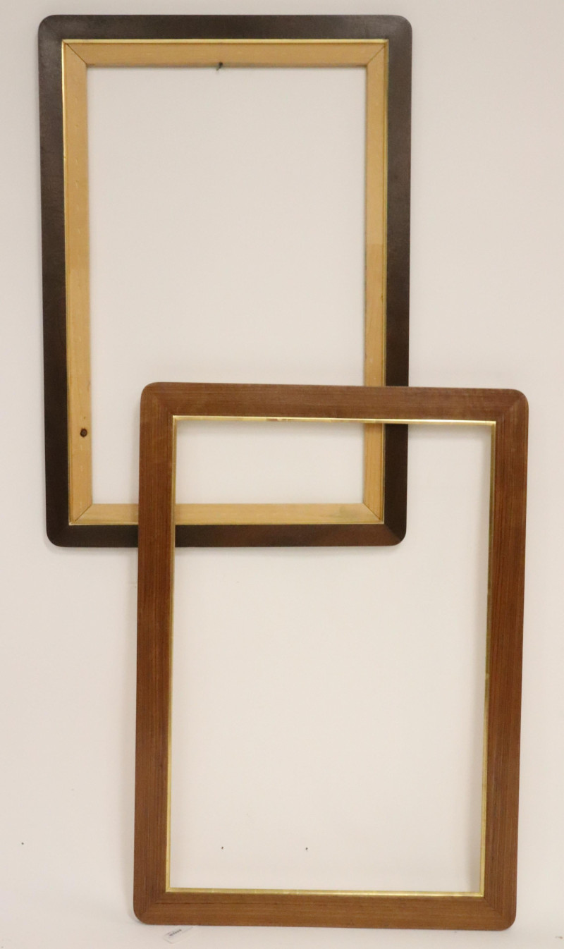 Two Modern Gilt Frames - 24 x 36"