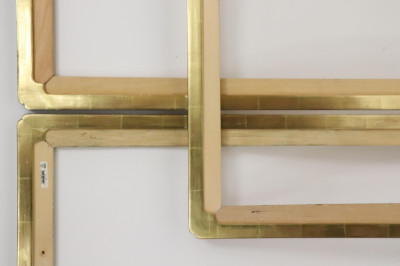 Set of Three Gold Leaf Frames - 24 x 36"