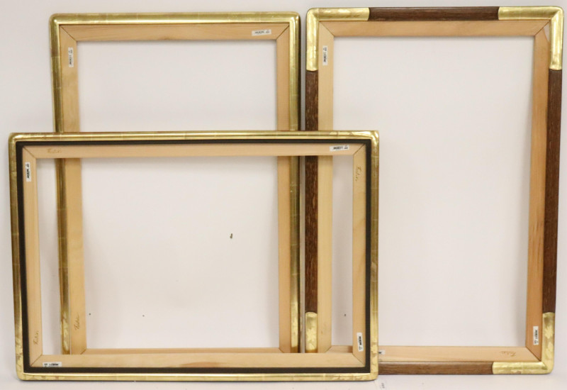 Three Gilt Decorated Frames - 24 x 36"