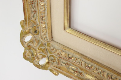 Hand Carved Gilt Frame - 28 x 32"