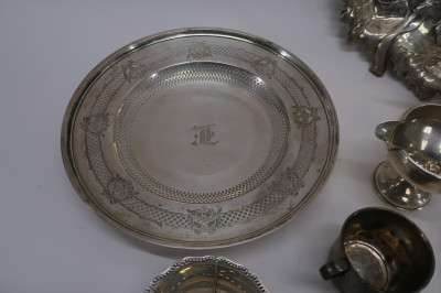 Eur./Am. Sterling Silver Pieces,19th - 20th C.