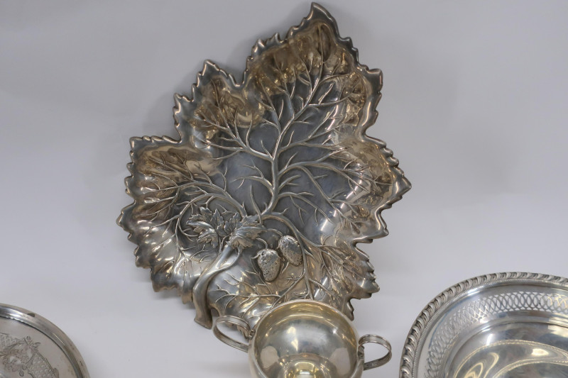 Eur./Am. Sterling Silver Pieces,19th - 20th C.