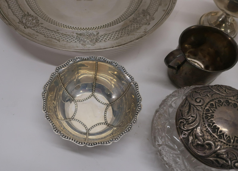 Eur./Am. Sterling Silver Pieces,19th - 20th C.