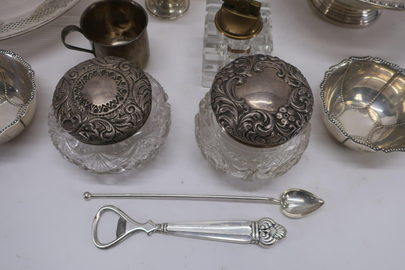 Eur./Am. Sterling Silver Pieces,19th - 20th C.