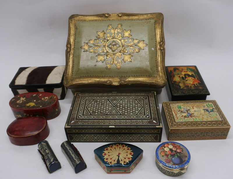 11 Decorative Boxes, Jewelry &amp; others
