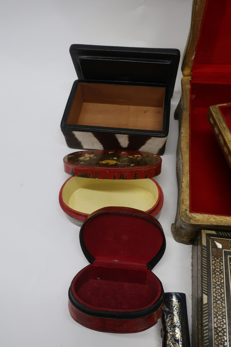 11 Decorative Boxes, Jewelry &amp; others