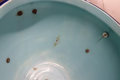 Empire Style Gilt Bronze Mounted Porcelain Urn