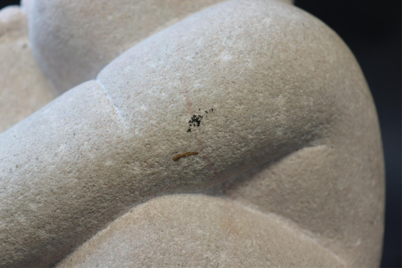 Contemporary Stone Figure of Baby