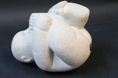 Contemporary Stone Figure of Baby