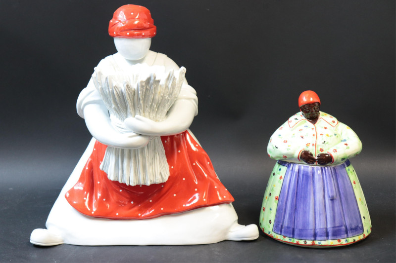 5 Pottery Rabbits/Figures