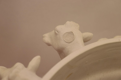 7 Red / Yellow Pottery Jardinieres