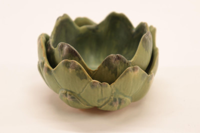 6 Contemporary Pottery Artichoke Bowls