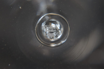 Set of 24 Orrefors Clear Glass Red Wines