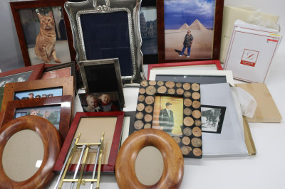 Approx. 27 Photo Frames, Tiffany, Silver