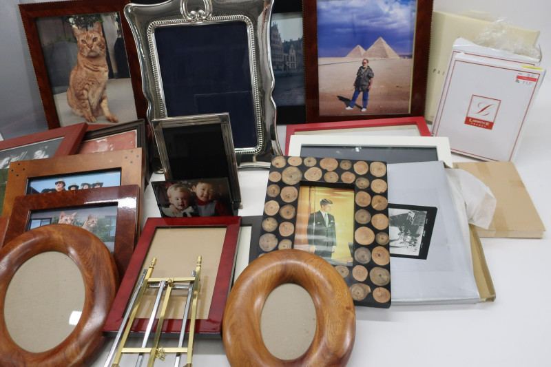 Approx. 27 Photo Frames, Tiffany, Silver