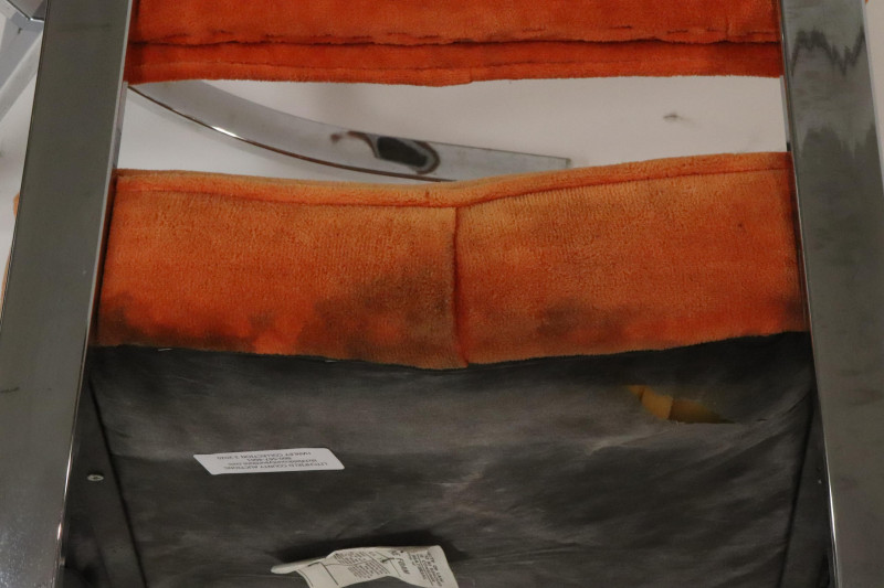 Pair Modern Chrome Side Chairs