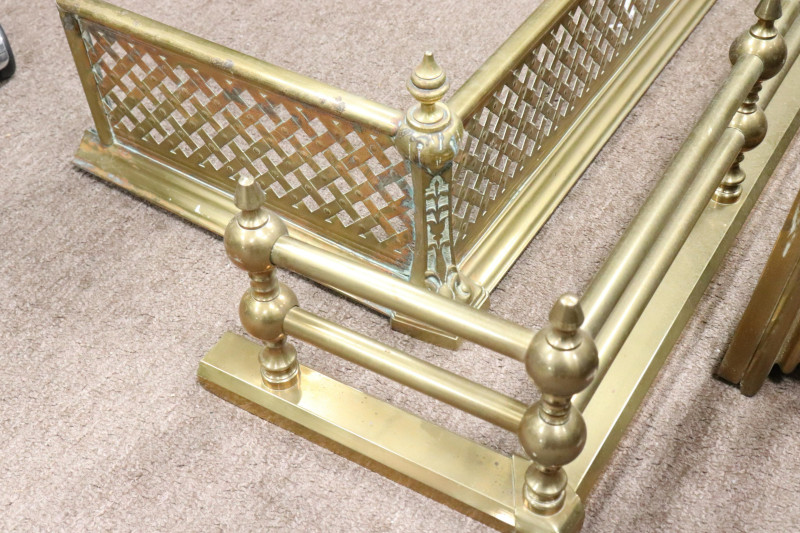 Collection of Brass Hearth Equipment