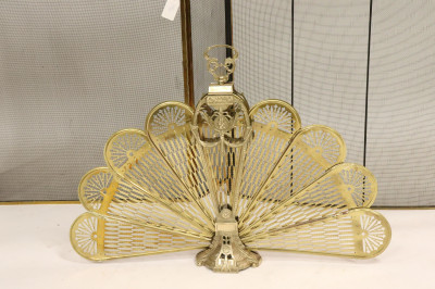 Collection of Brass Hearth Equipment