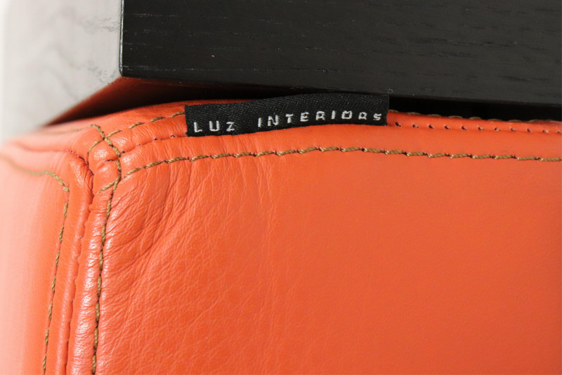 Large Contemporary Black Painted Oak Bench